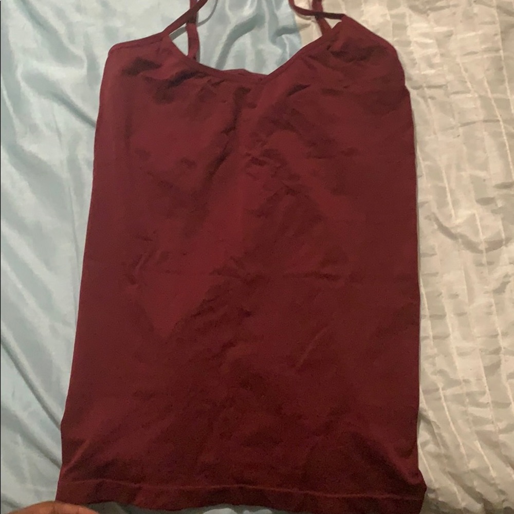 Red tank top